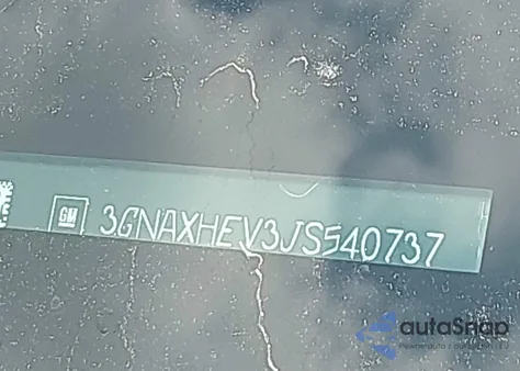 2018 Chevrolet Equinox Ls из США, поврежденный, VIN 3GNAXHEV3JS540737